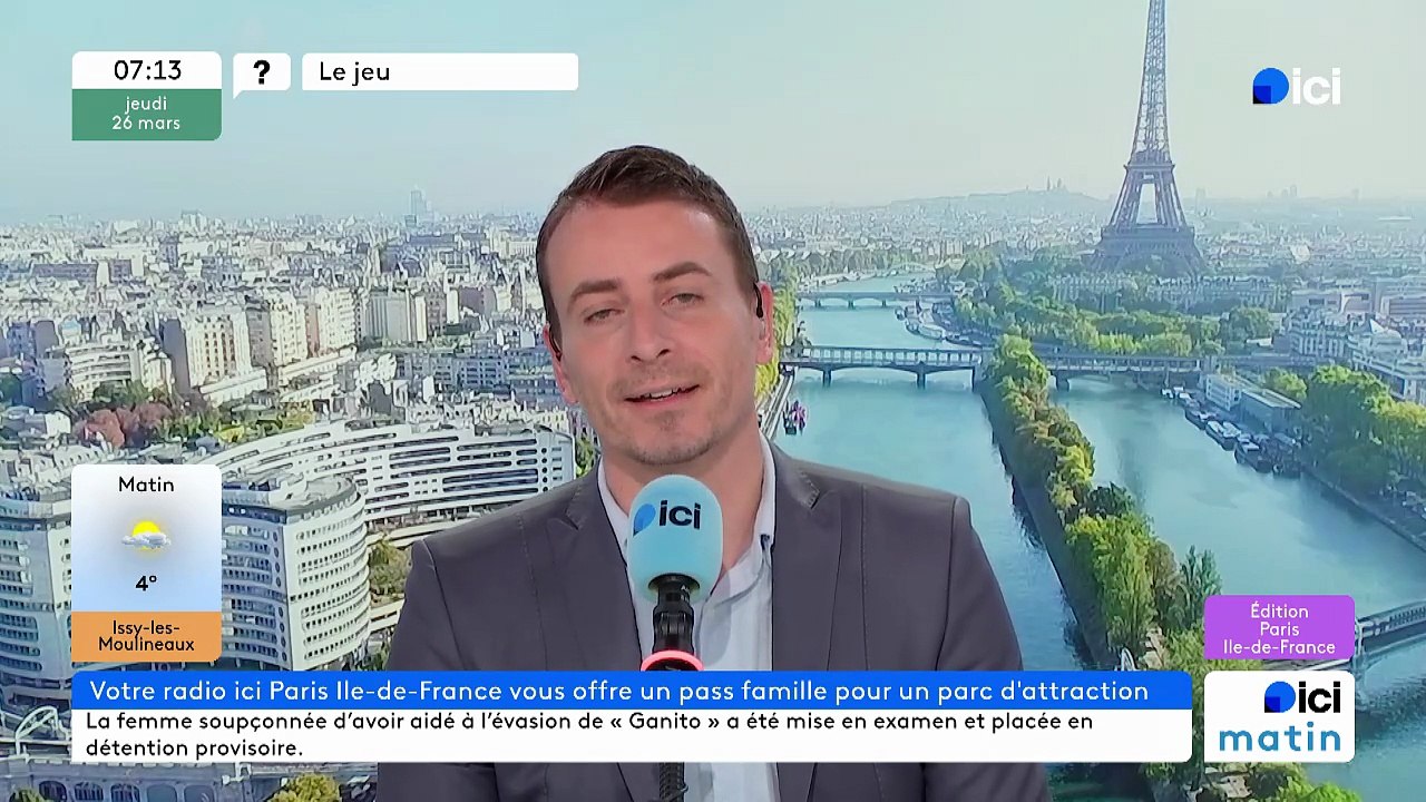 26/03/2026 - ici matin par ici Paris Île-de-France en vidéo