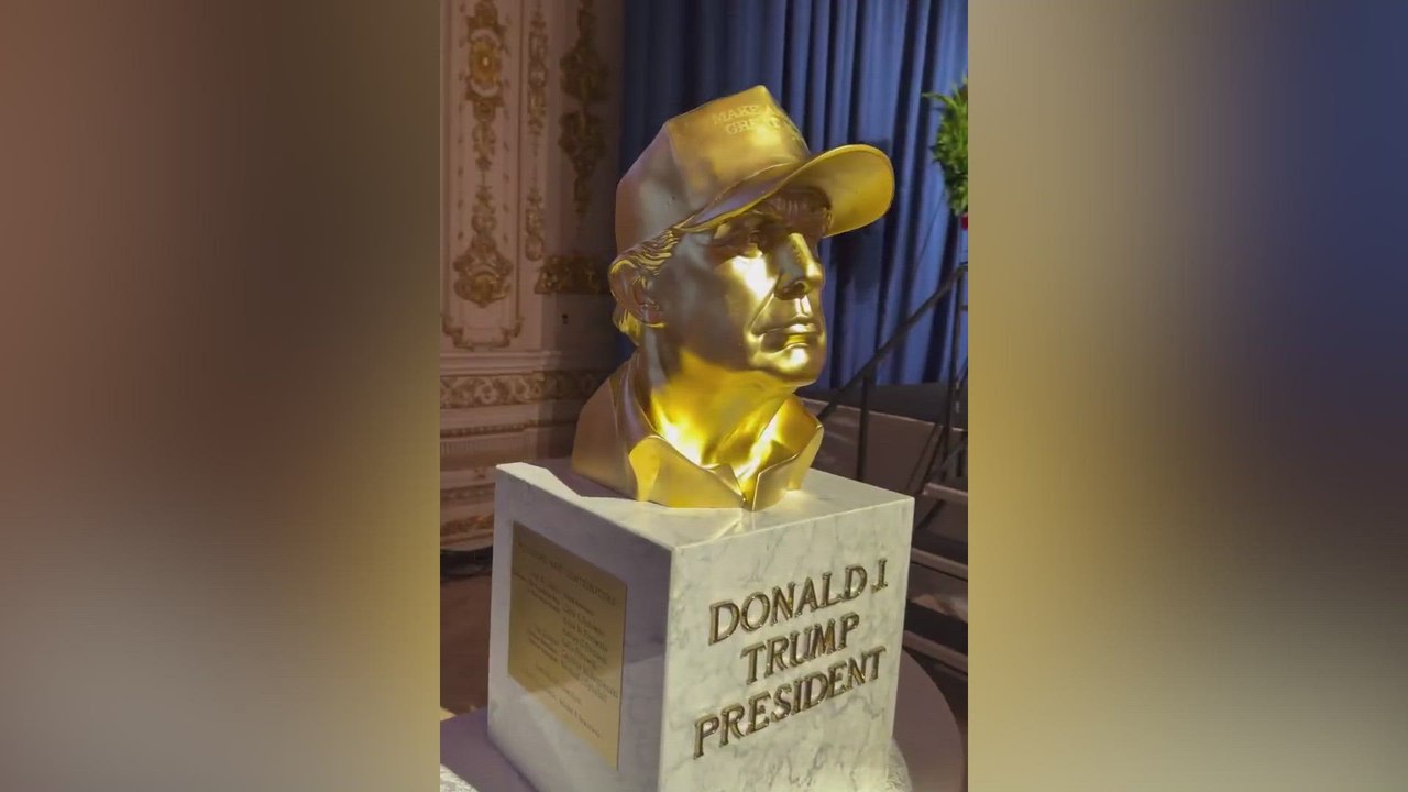 The GOLDEN BUST of TRUMP That Is Breaking the Internet | Incredible Viral Moment 2025