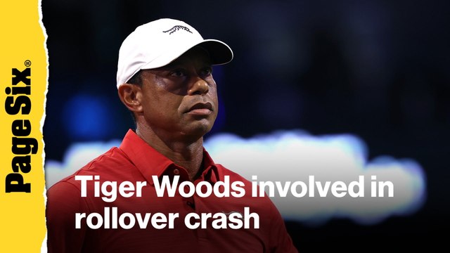 Tiger Woods involved in rollover car crash in Florida