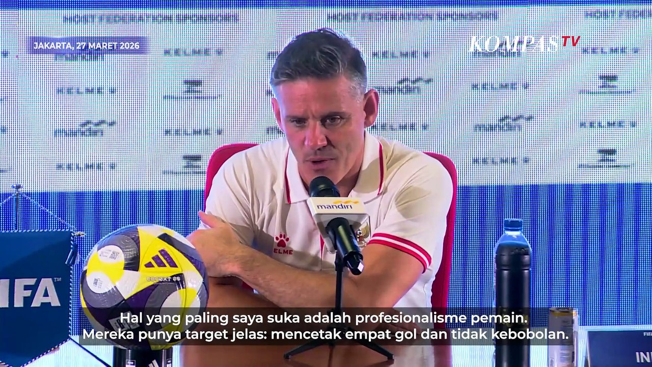 [FULL] John Herdman usai Timnas Indonesia Menang 4-0 dari Saint Kitts and Nevis di FIFA Series