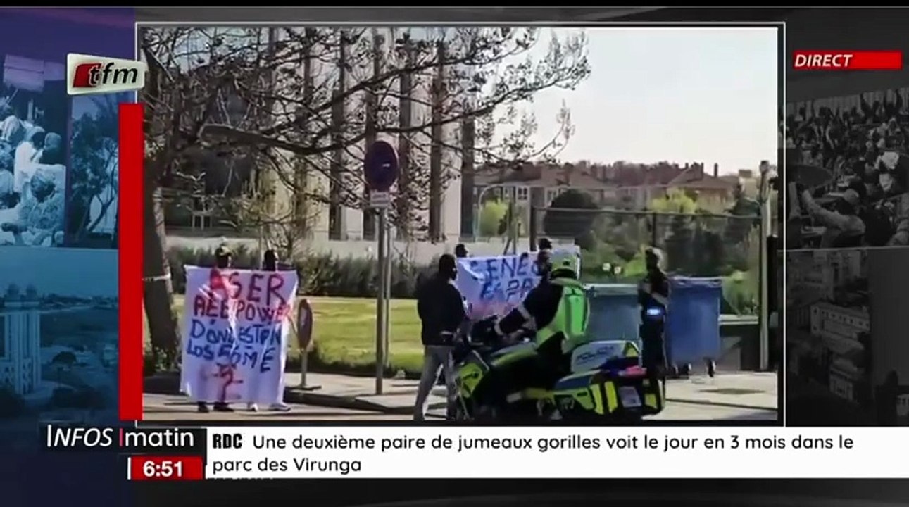 Des partisans de Thierno Alassane Sall manifestent en Espagne en marge de la visite de Diomaye