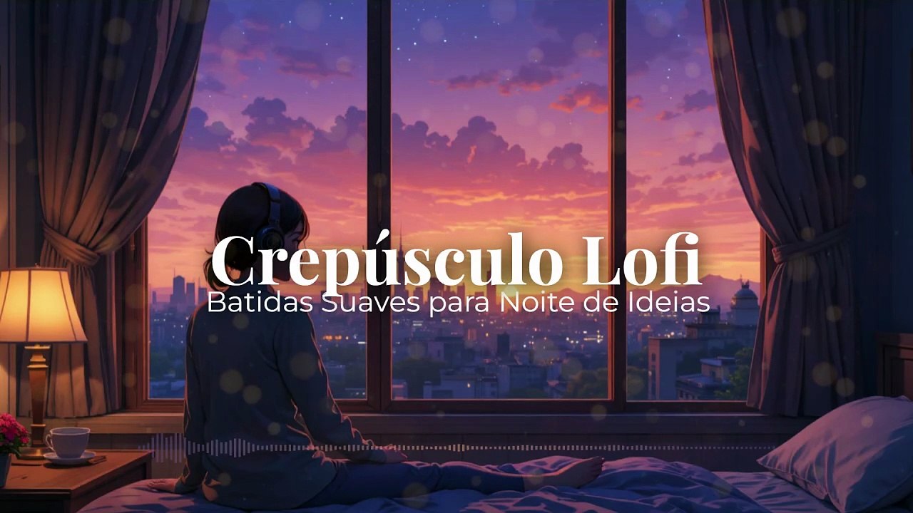 Crepúsculo Lofi | Batidas Suaves para Noite de Ideias