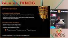 FRnOG 43 - Michel Brochard : Vers une cryptographie résistante au quantique