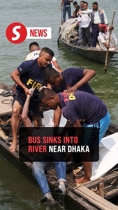 At least 24 dead after bus falls into river while boarding ferry in Bangladesh
