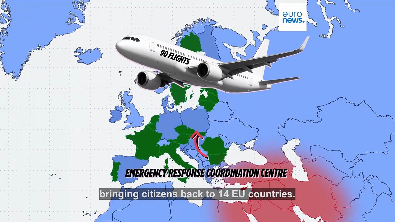 Iran war: How many European citizens has the EU repatriated?