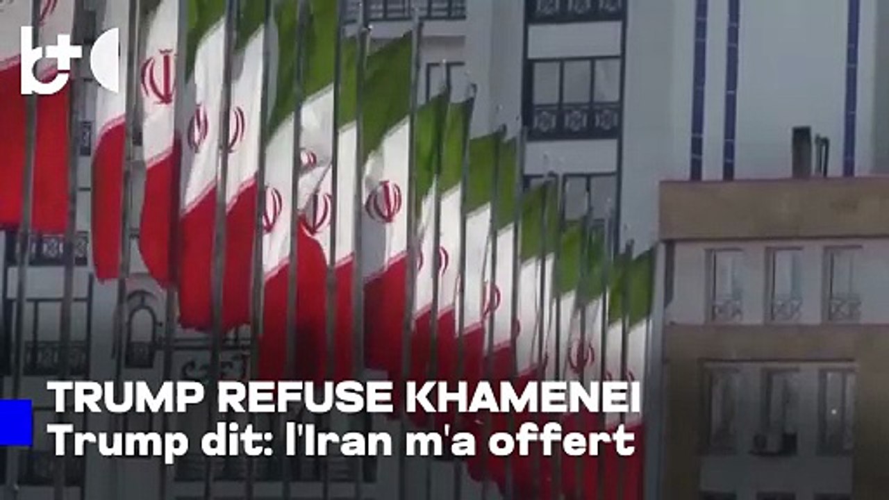 'J'ai dit non, merci' — Trump dit que l'Iran lui a offert le poste de guide suprême