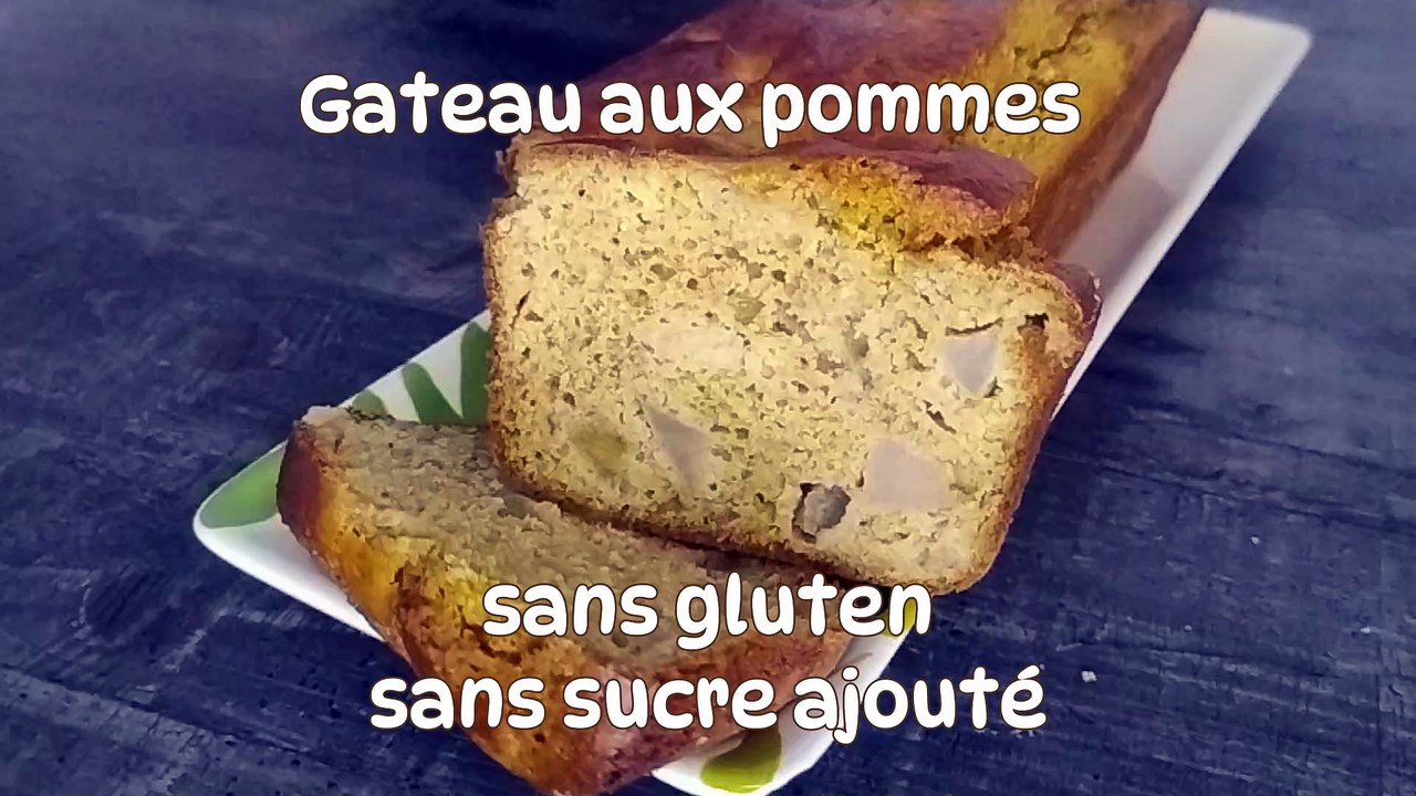 Gâteau aux pommes sans gluten et sans sucre ajouté | Ultra moelleux 🍎