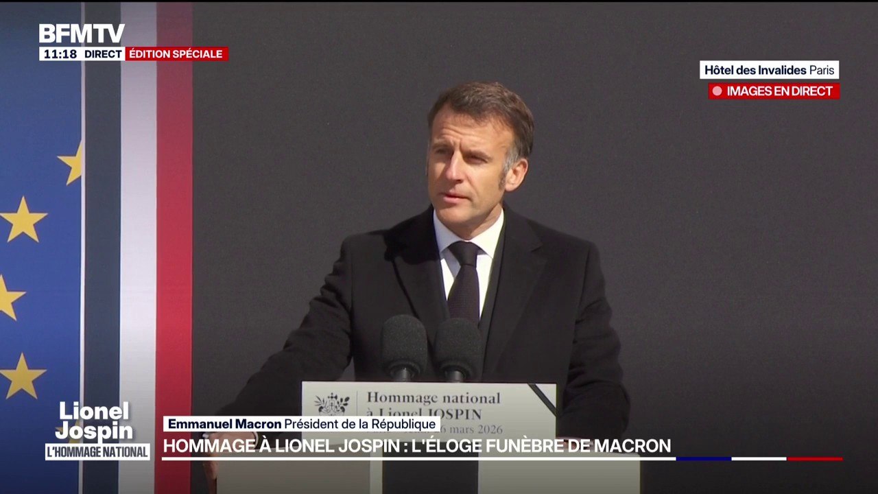 Emmanuel Macron: "Lionel Jospin a modernisé la...