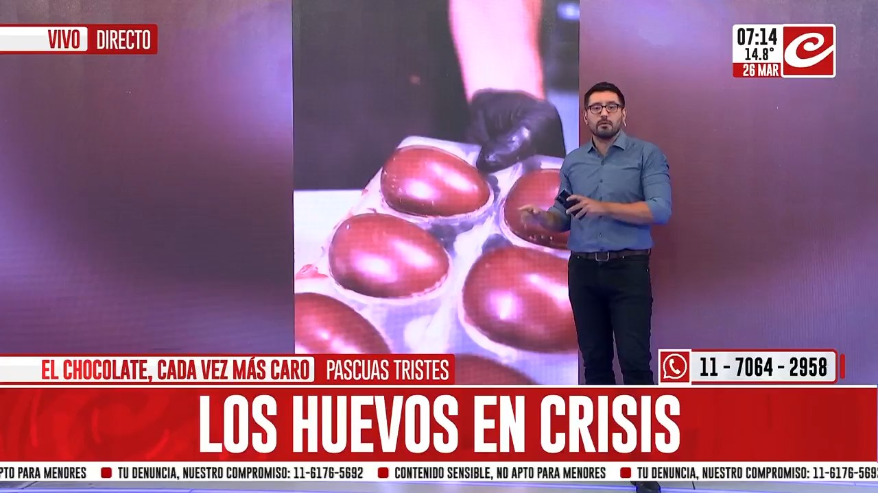 Huevos tristes: debido a la baja demanda, baja la producción de los huevos de pascuas