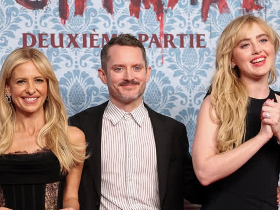 Nach Evakuierung: Sarah Michelle Gellar und Elijah Wood gut gelaunt