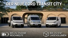 Ford Transit City 2026: Elektro-Transporter mit 56 kWh Akku