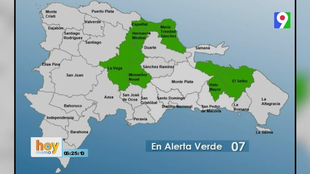 Semana Santa ¡Alerta Verde! Lluvias intensas y riesgo de inundaciones en 7 provincias dominicanas | Hoy Mismo