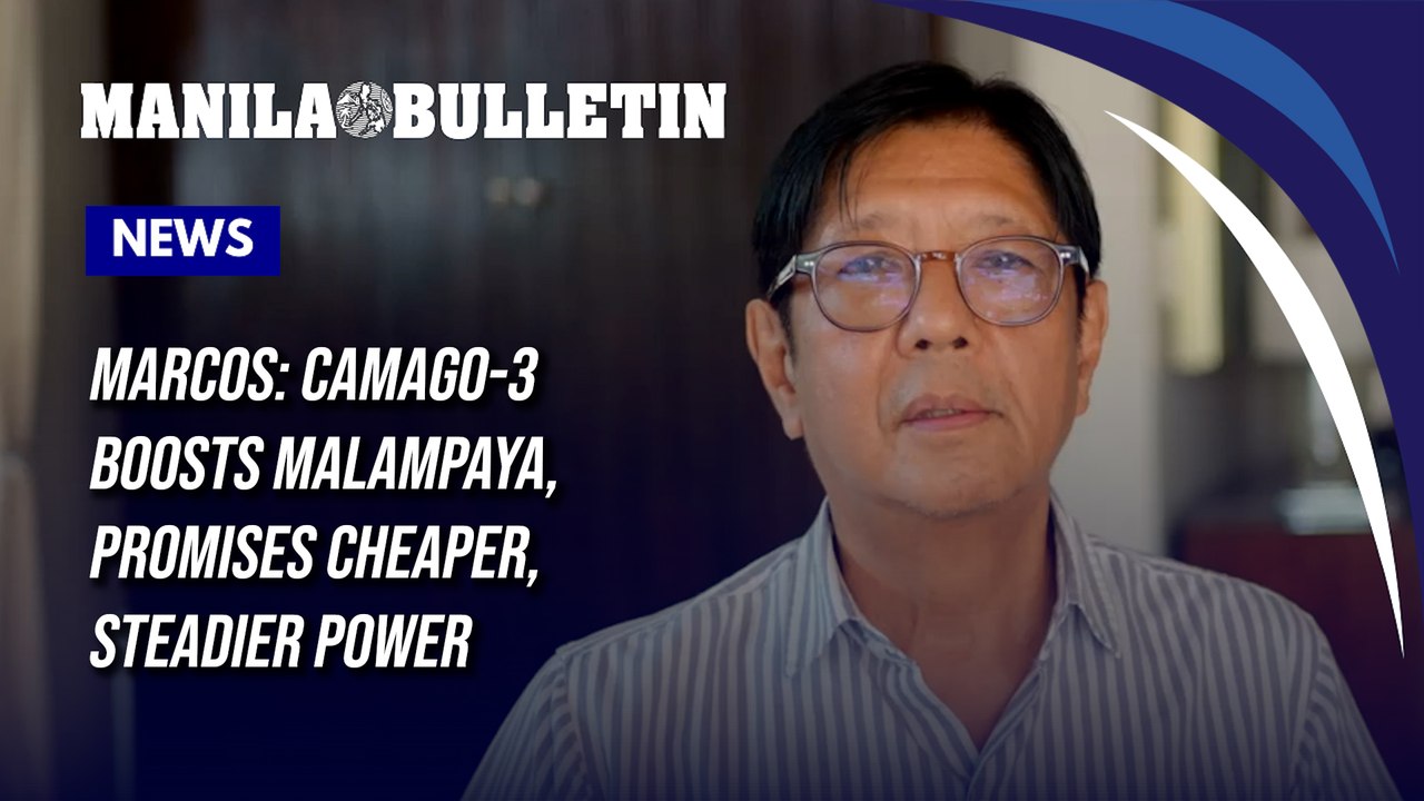 Marcos: Camago-3 boosts Malampaya, promises cheaper, steadier power