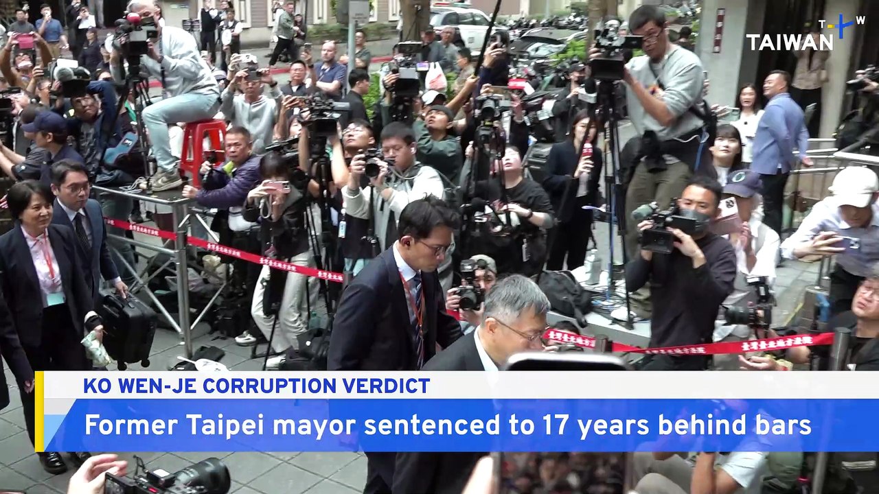 Former Taipei Mayor Ko Wen-je Sentenced 17 Years in Corruption, Bribery Trial