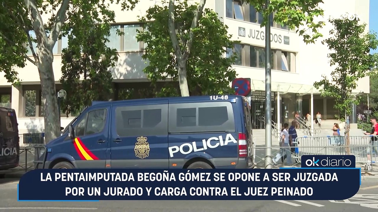 La pentaimputada Begoña Gómez se opone a ser juzgada por un jurado y carga contra el juez Peinado