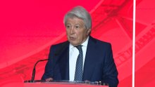 Discursos de Enrique Cerezo y Javier Tebas por la seguridad en el fútbol