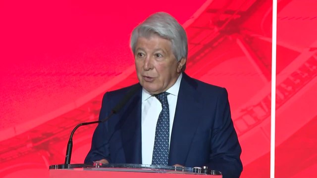 Discursos de Enrique Cerezo y Javier Tebas por la seguridad en el fútbol