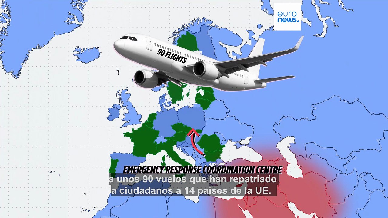 Guerra de Irán: ¿A cuántos ciudadanos europeos ha repatriado la UE?