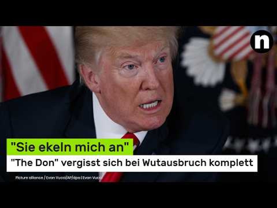 Donald Trump: 'Sie ekeln mich an' - 'The Don' vergisst sich bei Wutausbruch komplett