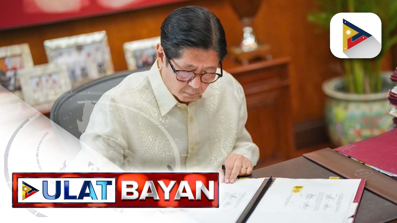 Paggawad ng emergency powers kay PBBM para pansamantalang alisin ang fuel excise tax, isa nang batas | ulat ni Kenneth Paciente