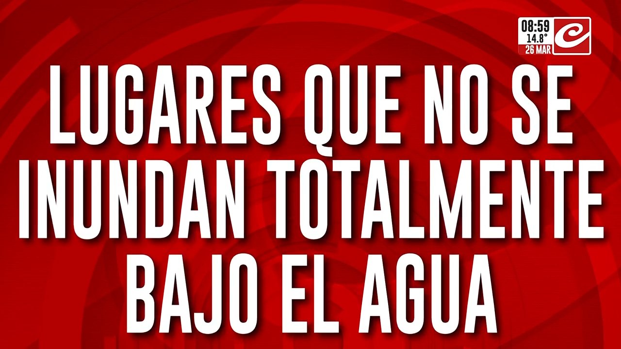 Impresionantes inundaciones en Santiago del Estero: hay decenas de familias afectadas