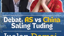Debat: AS vs China Saling Tuding, Jualan Damai, Bisa Laku?