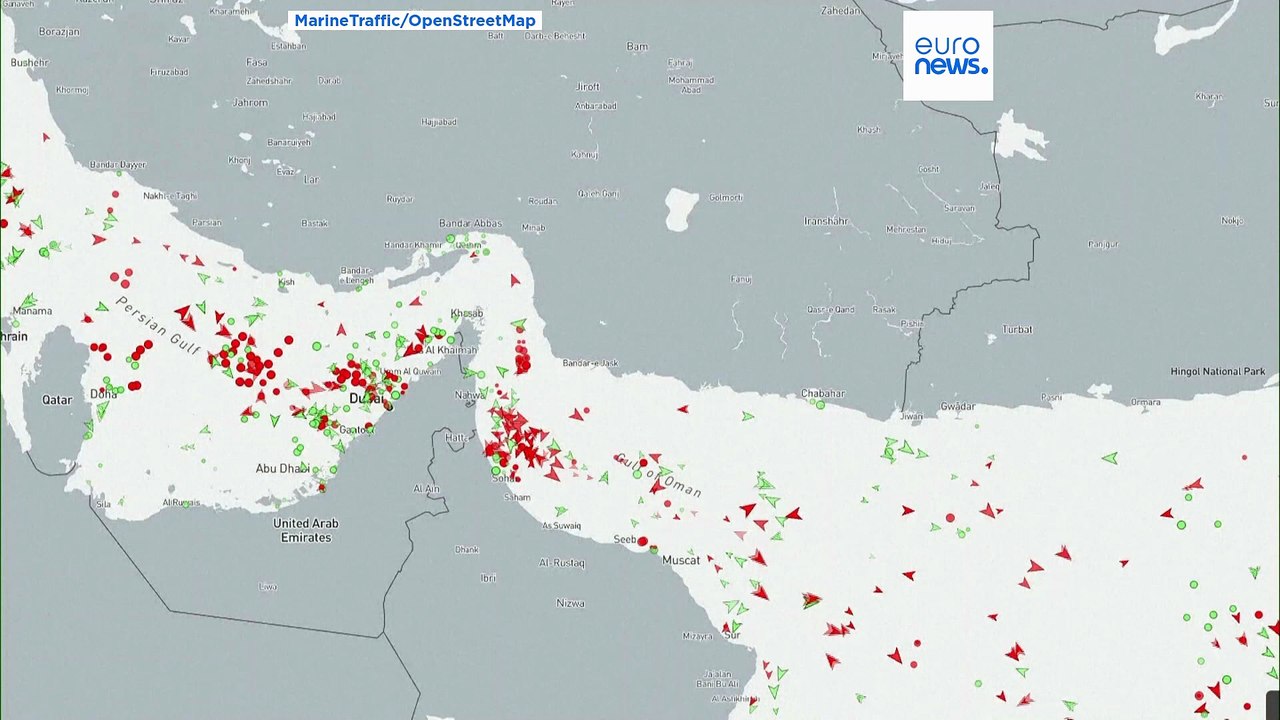 Zeitraffer: Ein genauerer Blick auf den Schiffsverkehr in der Straße von Hormus
