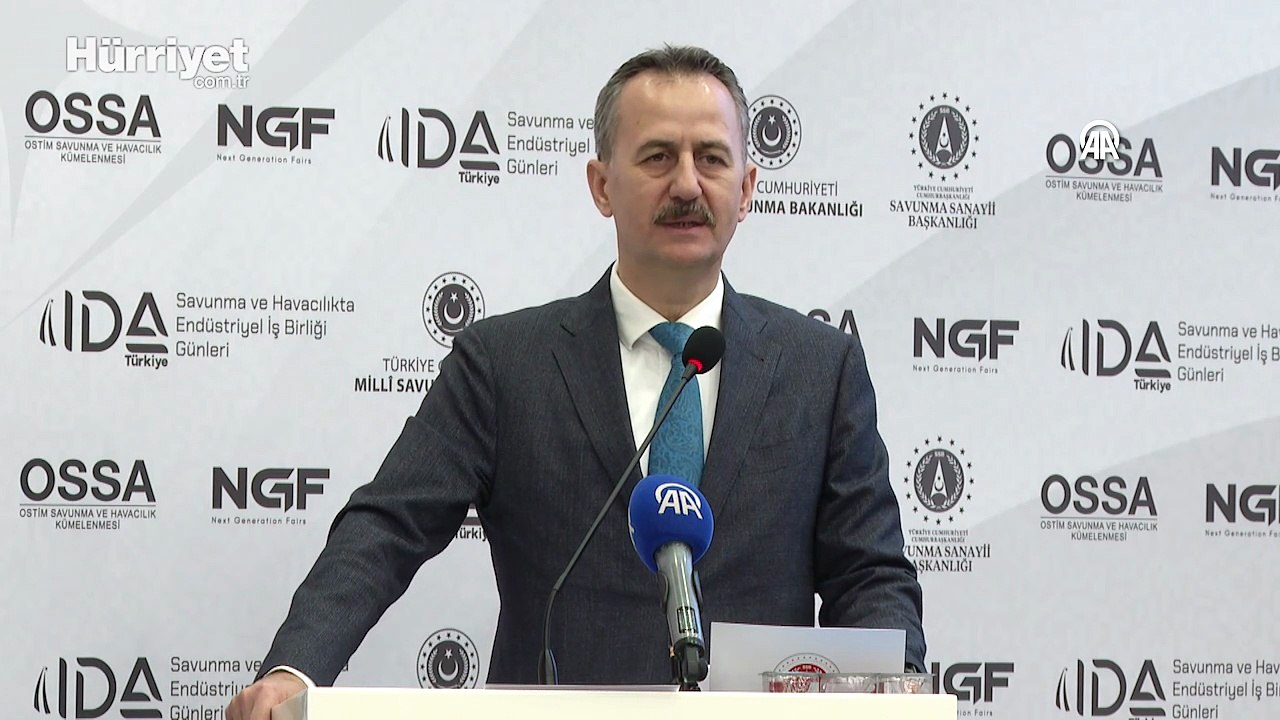 Savunma Sanayii Başkanı Görgün, IDA Türkiye basın lansmanında konuştu