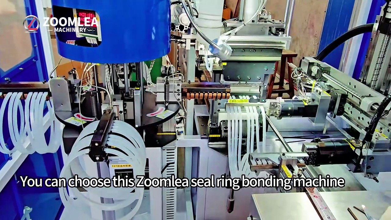 Is speed more important than quality in the production of sealing rings? Take a look at this seal ring bonding machine