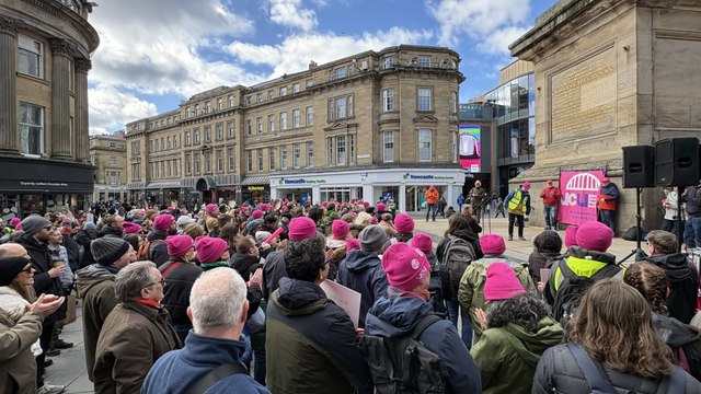 Northumbria University staff strike over pensions dispute