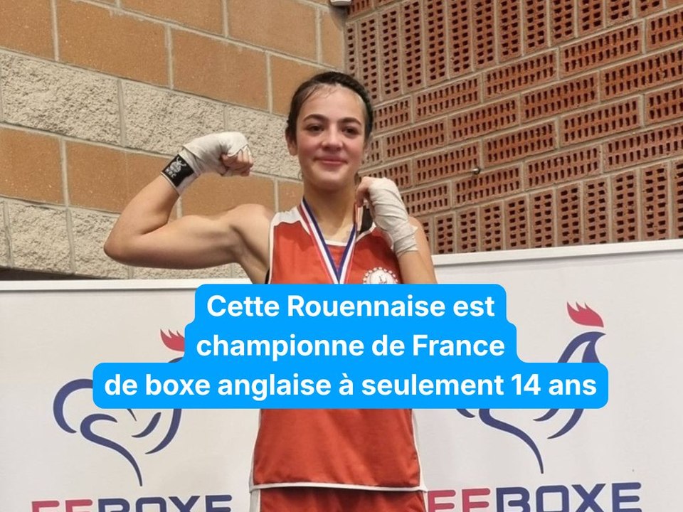 À Rouen, à seulement 14 ans, cette championne de France de boxe anglaise vise les Jeux olympiques
