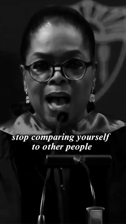 stop comparing yourself to other people