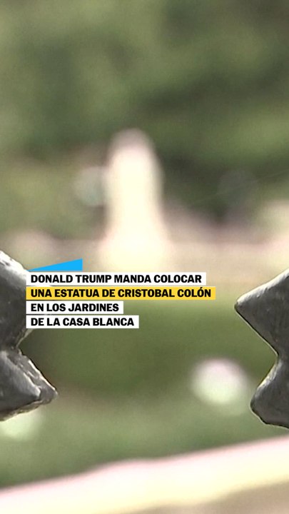 Donald Trump ordena colocar una estatua de Cristobal Colón en la Casa Blanca