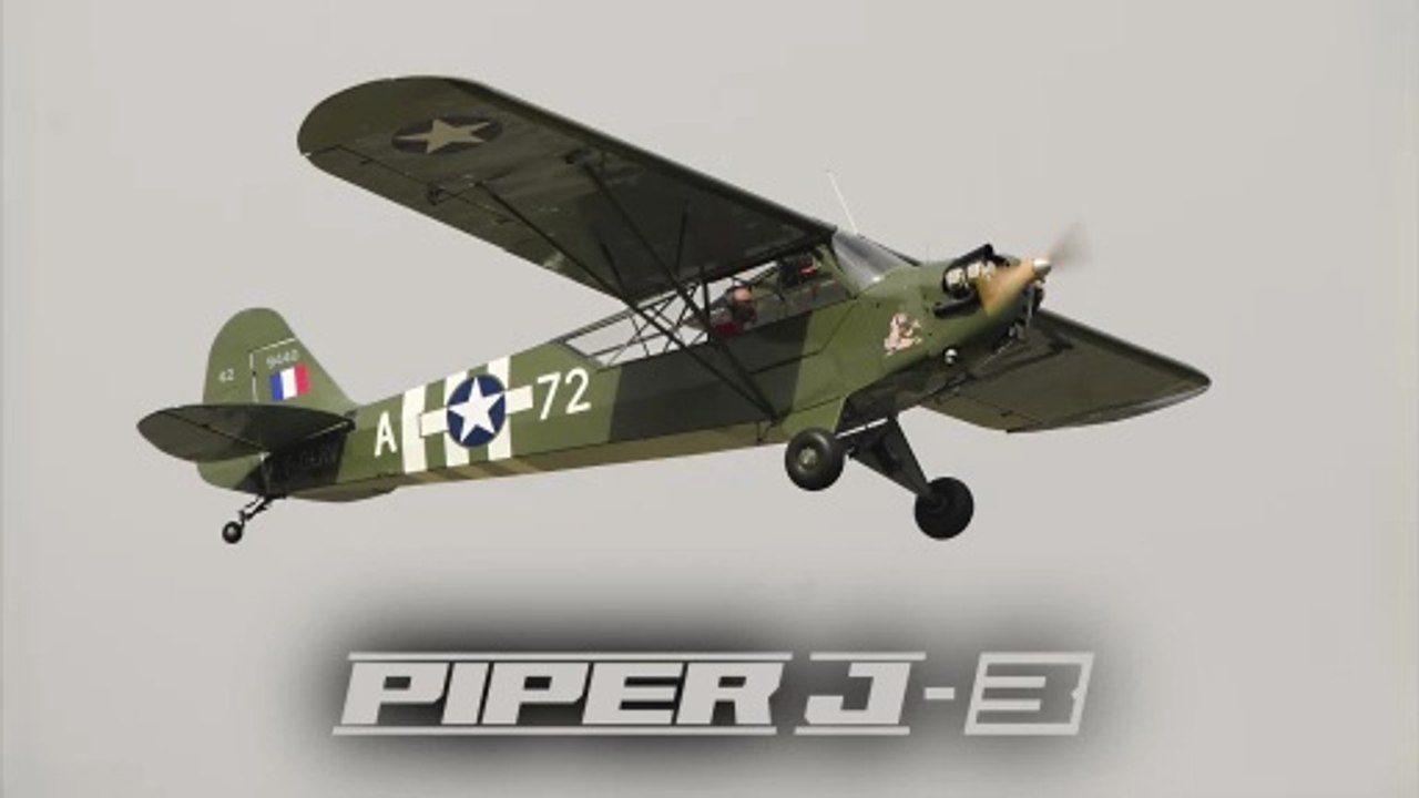 PIPER J-3 🤩Démo J1 🤩Rennes Aishow II