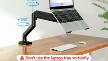 MOUNTUP Laptop Stand for Desk, Adjustable Aluminum Laptop Mount