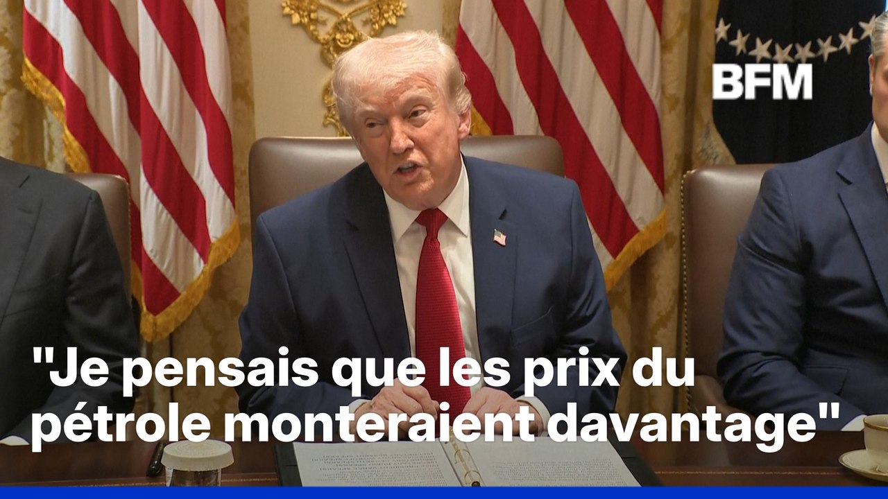 Guerre au Moyen-Orient: Donald Trump pensait que "les prix du pétrole monteraient davantage"
