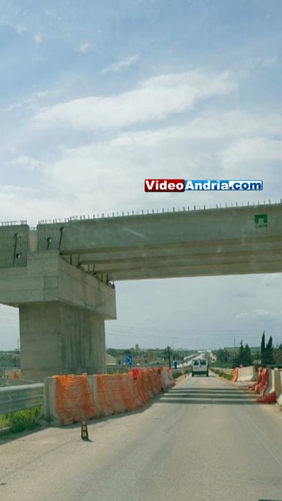 Andria-Trani: ecco il nuovo ponte che consente l’inversione di marcia – le prime immagini