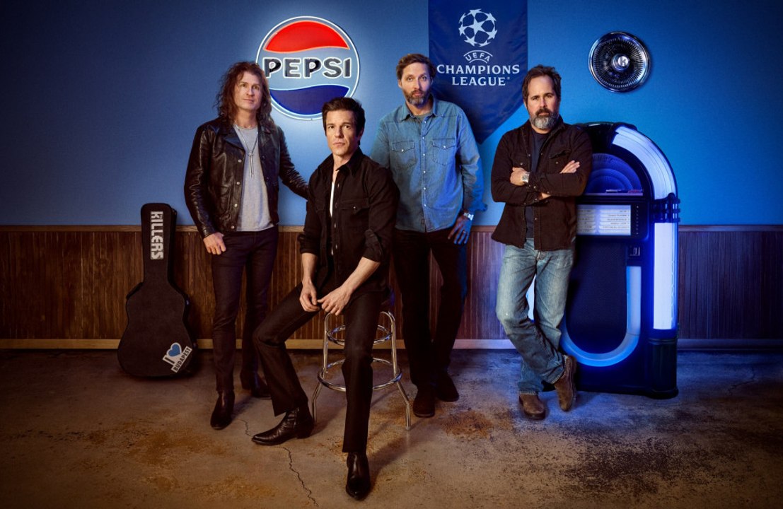 The Killers are to headline this year's UEFA Champions League Final Kick Off Show presented by Pepsi