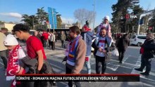 Türkiye - Romanya maçına yoğun ilgi