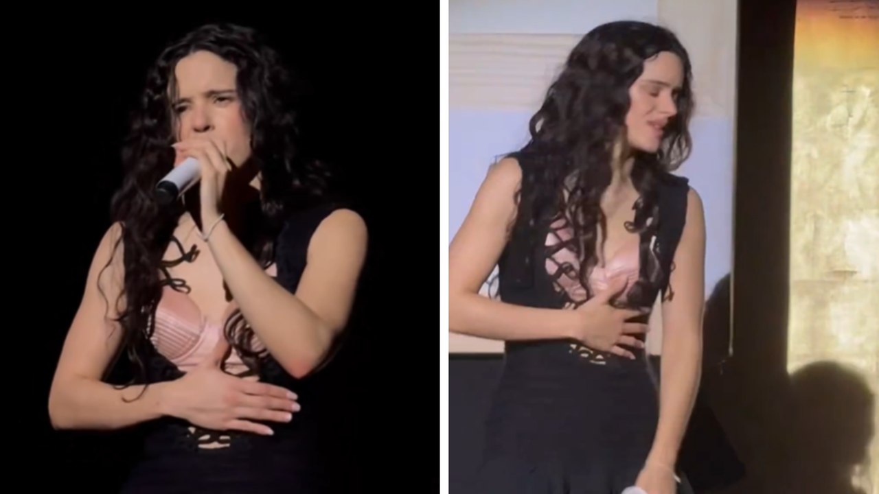 Rosalía cancela concierto en Milán por intoxicación alimentaria