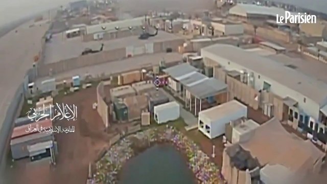 Irak : les images d’une attaque de drones iraniens contre un hélicoptère Black Hawk américain