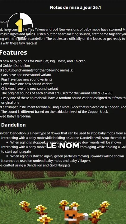 3 secrets sur Minecraft 26.1 😱
