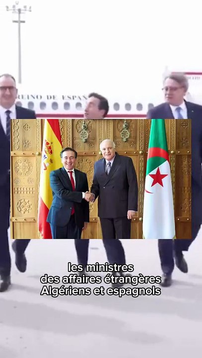 🇩🇿🇪🇸 Le ministre des affaires étrangères espagnol en Algérie #algerie #espagne