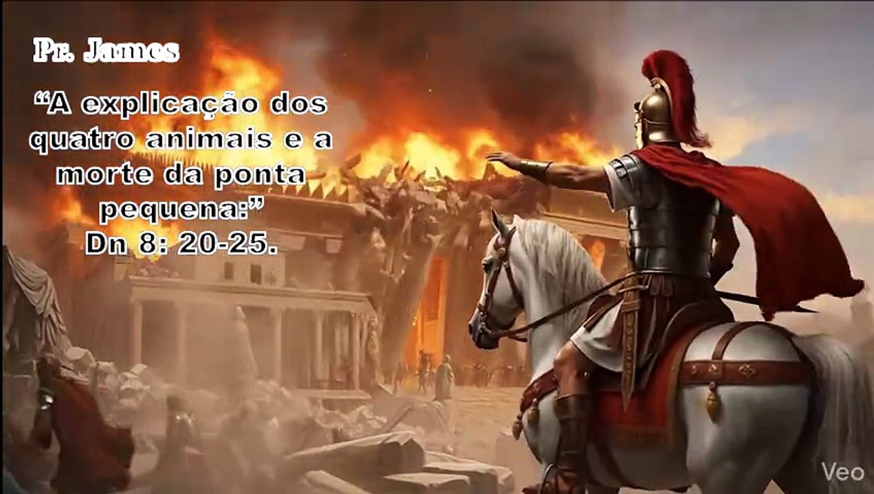 “A explicação dos quatro animais e a morte da ponta pequena”  Dn 8 20-25