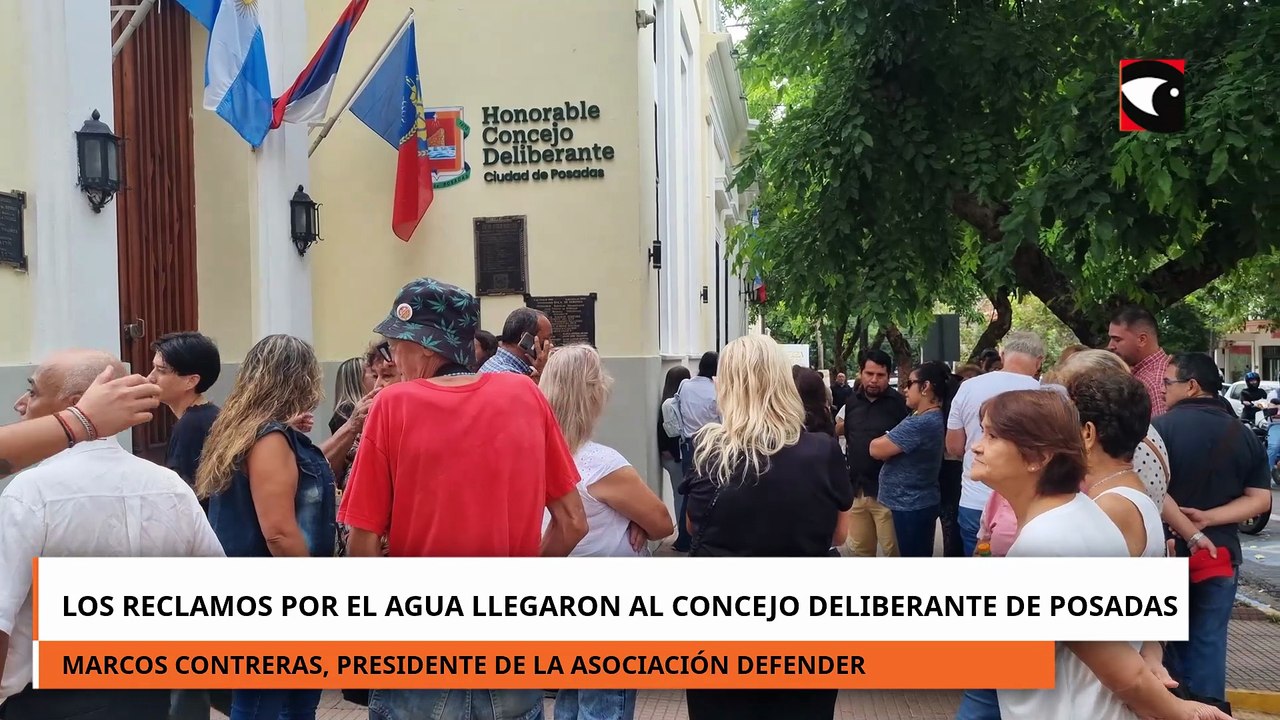Los reclamos por las boletas de agua llegaron al Concejo Deliberante de Posadas
