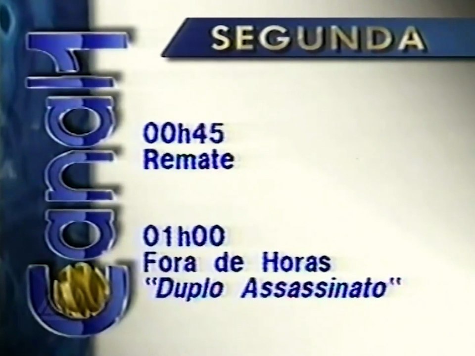 Canal 1 (RTP) 🇵🇹 - Fim de Emissão [1992]