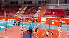 İkinci Set Sonucu - Beşiktaş 25-12 Yeşilyurt - Yıldız Kızlar Süper Ligi Final Grubu 6. Hafta