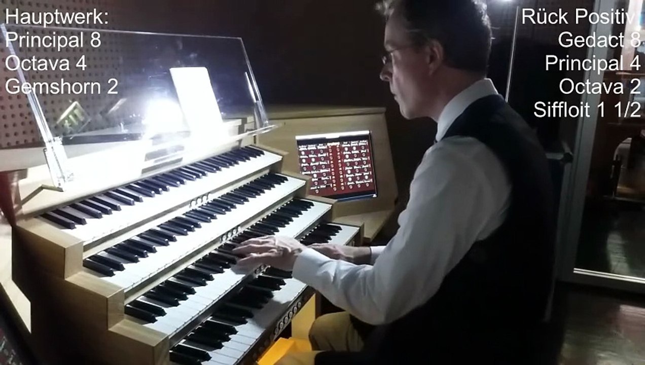 Jesu meine Seelen Wonne, Choral Variations improvised in style of J.S.Bach