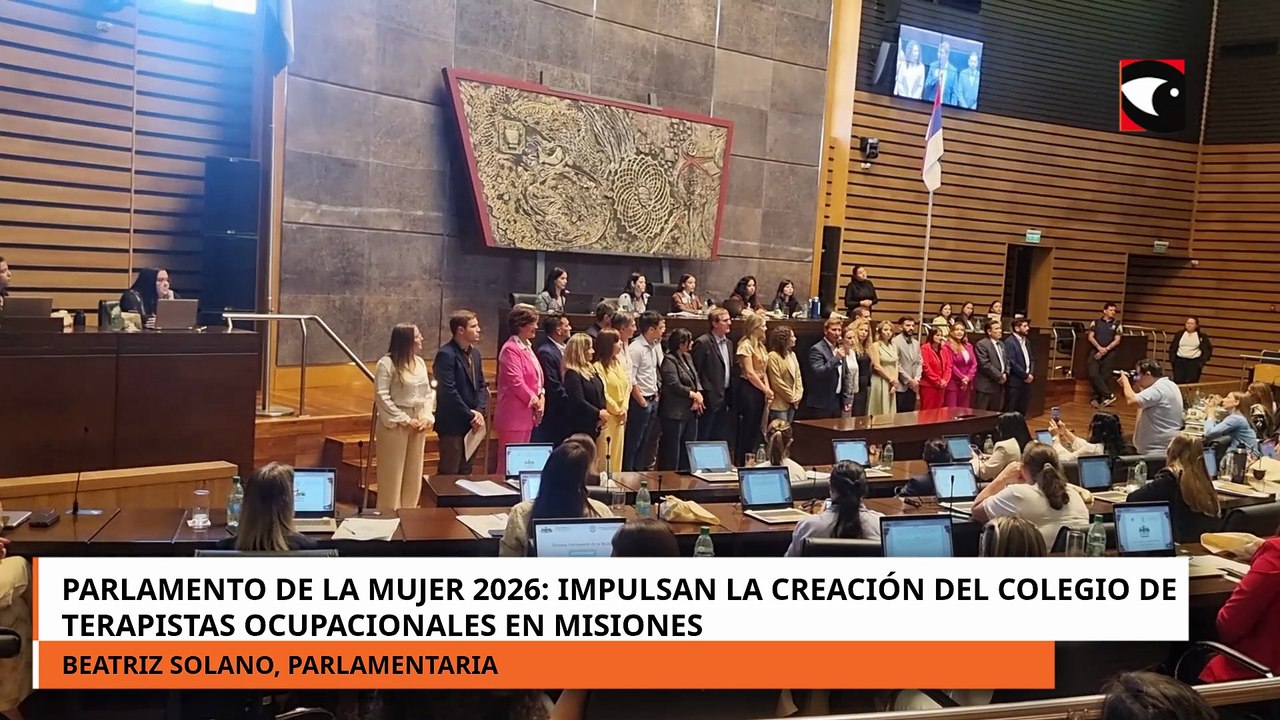 PARLAMENTO DE LA MUJER 2026 IMPULSAN LA CREACIÓN DEL COLEGIO DE TERAPISTAS OCUPACIONALES EN MISIONES