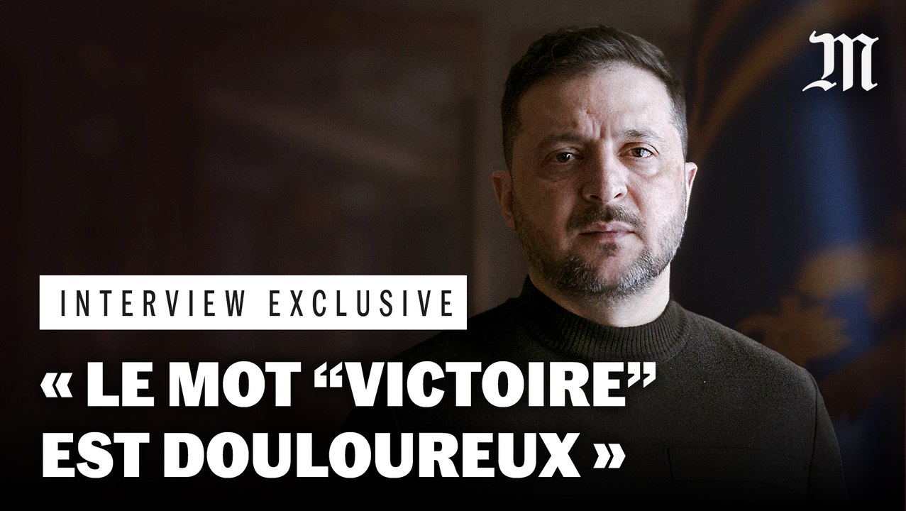 Volodymyr Zelensky en entretien exclusif avec « Le Monde » sur la guerre en Ukraine